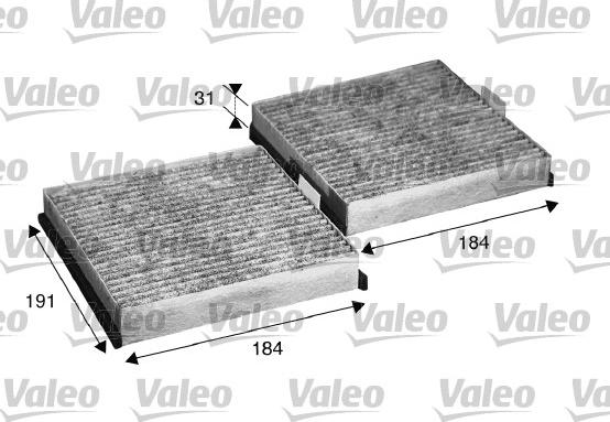 Valeo 715568 - Филтър купе (поленов филтър) vvparts.bg