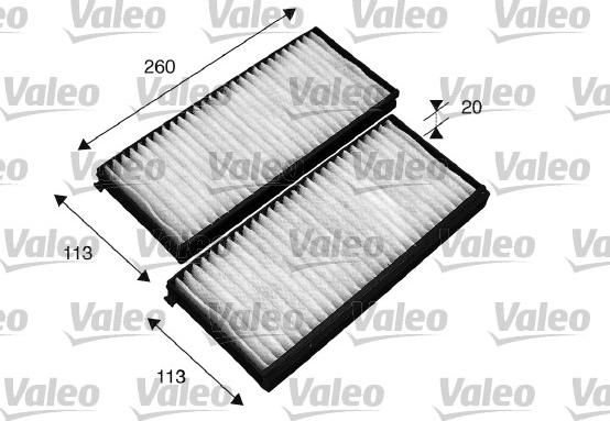 Valeo 715522 - Филтър купе (поленов филтър) vvparts.bg