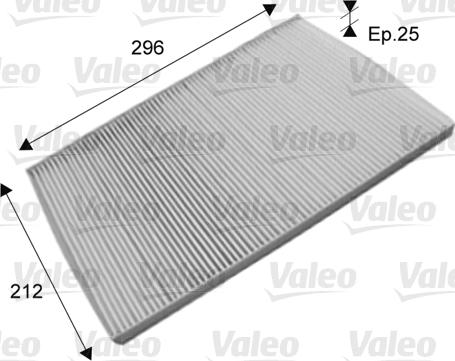 Valeo 715573 - Филтър купе (поленов филтър) vvparts.bg