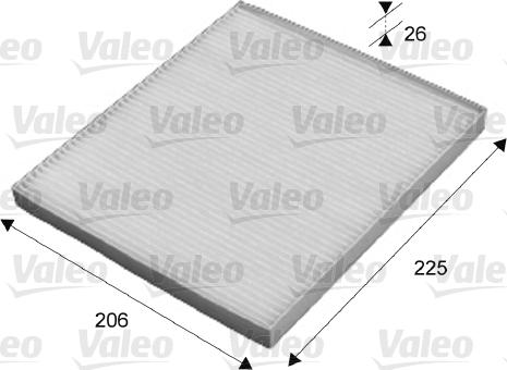 Valeo 715645 - Филтър купе (поленов филтър) vvparts.bg