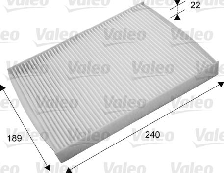 Valeo 715660 - Филтър купе (поленов филтър) vvparts.bg