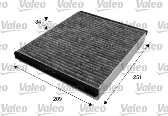 Valeo 715628 - Филтър купе (поленов филтър) vvparts.bg