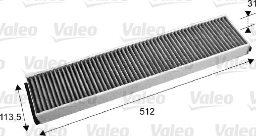 Valeo 715674 - Филтър купе (поленов филтър) vvparts.bg