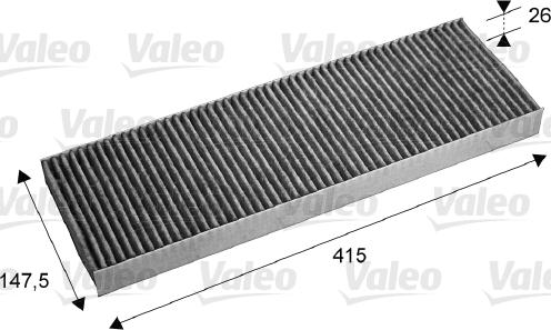 Valeo 715675 - Филтър купе (поленов филтър) vvparts.bg