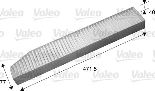 Valeo 715670 - Филтър купе (поленов филтър) vvparts.bg