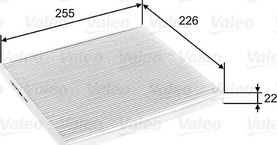 Valeo 715804 - Филтър купе (поленов филтър) vvparts.bg