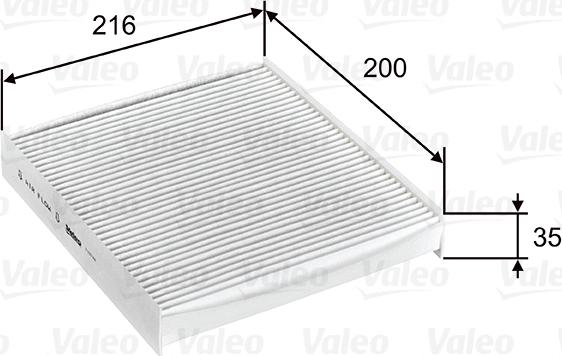 Valeo 715746 - Филтър купе (поленов филтър) vvparts.bg