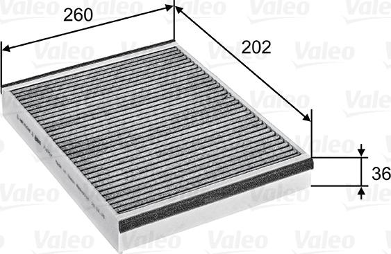 Valeo 715757 - Филтър купе (поленов филтър) vvparts.bg