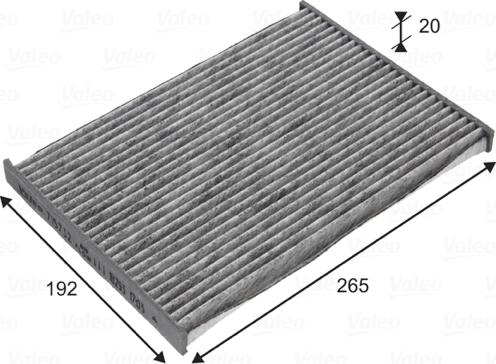 Valeo 715732 - Филтър купе (поленов филтър) vvparts.bg