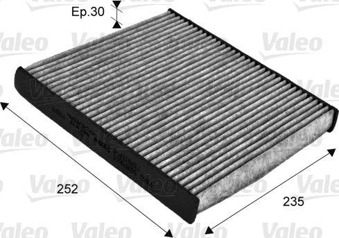 Valeo 715720 - Филтър купе (поленов филтър) vvparts.bg