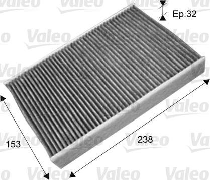 Valeo 715722 - Филтър купе (поленов филтър) vvparts.bg