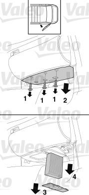 Valeo 716044 - Филтър купе (поленов филтър) vvparts.bg