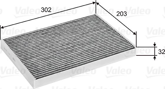 Valeo 716069 - Филтър купе (поленов филтър) vvparts.bg