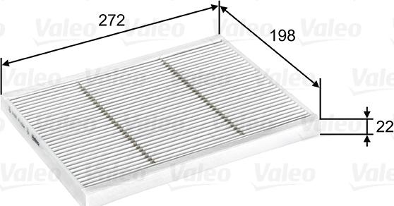 Valeo 716067 - Филтър купе (поленов филтър) vvparts.bg