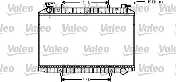 Valeo 734446 - Радиатор, охлаждане на двигателя vvparts.bg
