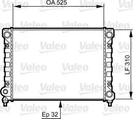 Ava Quality Cooling VW 2071 - Радиатор, охлаждане на двигателя vvparts.bg