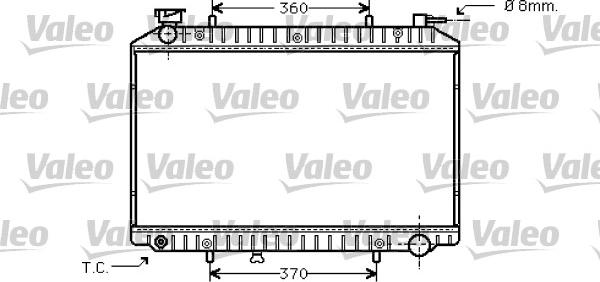 Valeo 734427 - Радиатор, охлаждане на двигателя vvparts.bg