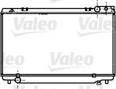 Valeo 734505 - Радиатор, охлаждане на двигателя vvparts.bg