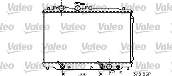 Valeo 734581 - Радиатор, охлаждане на двигателя vvparts.bg