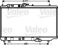 Valeo 734531 - Радиатор, охлаждане на двигателя vvparts.bg