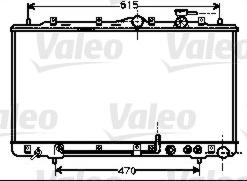 Valeo 734525 - Радиатор, охлаждане на двигателя vvparts.bg