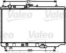 Valeo 734521 - Радиатор, охлаждане на двигателя vvparts.bg