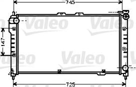 Valeo 734522 - Радиатор, охлаждане на двигателя vvparts.bg