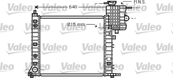 Valeo 734668 - Радиатор, охлаждане на двигателя vvparts.bg