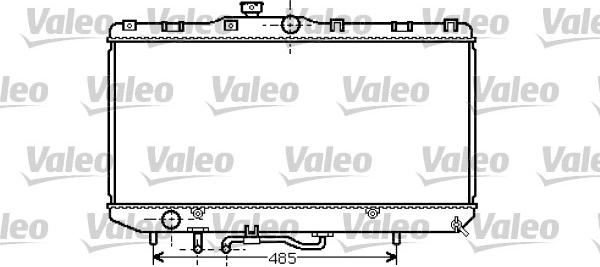 Valeo 734839 - Радиатор, охлаждане на двигателя vvparts.bg