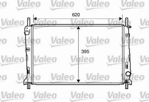 Valeo 734303 - Радиатор, охлаждане на двигателя vvparts.bg