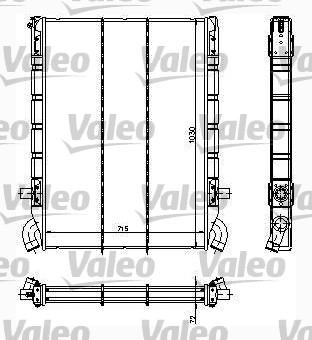 Valeo 734297 - Радиатор, охлаждане на двигателя vvparts.bg