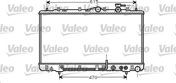 Valeo 734261 - Радиатор, охлаждане на двигателя vvparts.bg