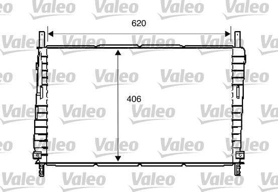 Valeo 734286 - Радиатор, охлаждане на двигателя vvparts.bg