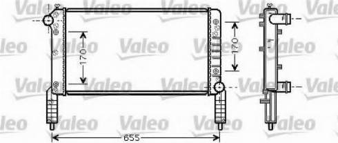 Valeo 734769 - Радиатор, охлаждане на двигателя vvparts.bg