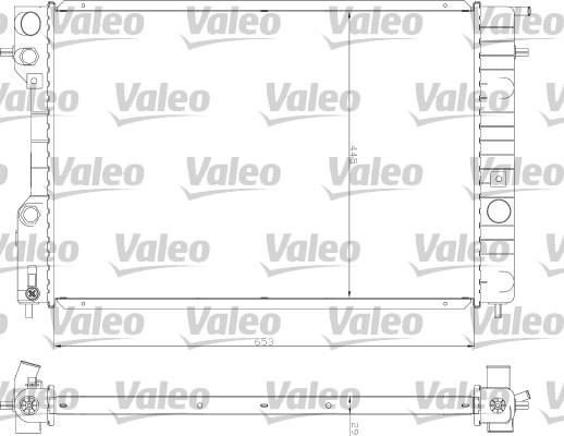 Valeo 735065 - Радиатор, охлаждане на двигателя vvparts.bg