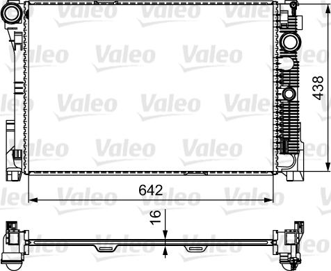 Valeo 735286 - Радиатор, охлаждане на двигателя vvparts.bg