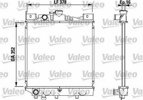 KOYORAD PA100043 - Радиатор, охлаждане на двигателя vvparts.bg