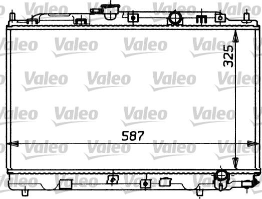 Valeo 730413 - Радиатор, охлаждане на двигателя vvparts.bg