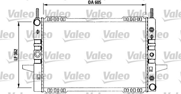 Valeo 730594 - Радиатор, охлаждане на двигателя vvparts.bg