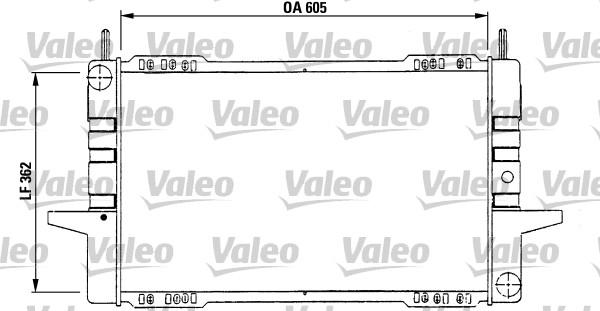 Valeo 730566 - Радиатор, охлаждане на двигателя vvparts.bg