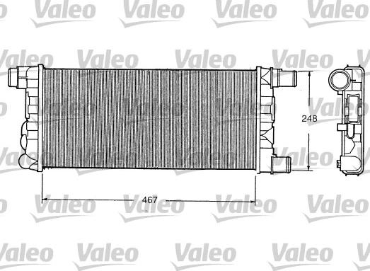 Valeo 730520 - Радиатор, охлаждане на двигателя vvparts.bg