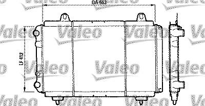 Valeo 730004 - Радиатор, охлаждане на двигателя vvparts.bg