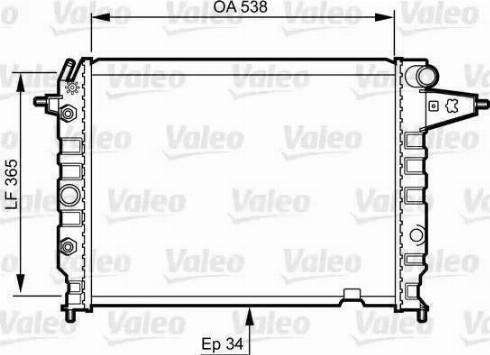 Delphi 52405090 - Радиатор, охлаждане на двигателя vvparts.bg