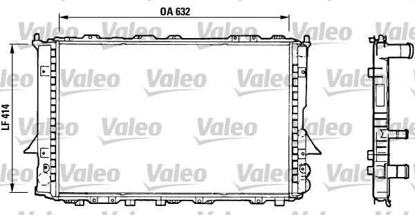 Valeo 730361 - Радиатор, охлаждане на двигателя vvparts.bg