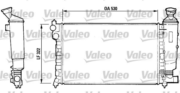 Valeo 730368 - Радиатор, охлаждане на двигателя vvparts.bg