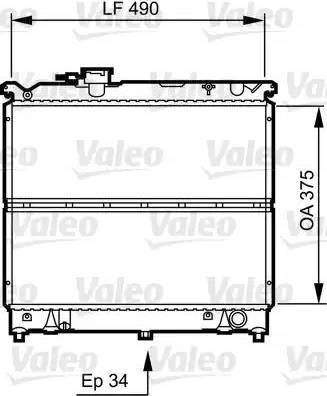 KOYORAD PA100387 - Радиатор, охлаждане на двигателя vvparts.bg