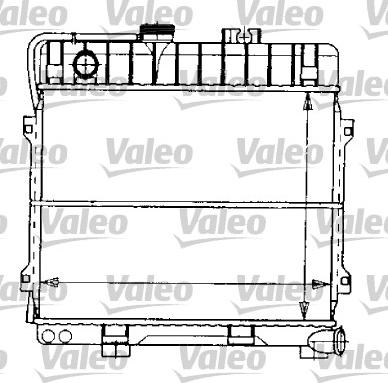 Valeo 731507 - Радиатор, охлаждане на двигателя vvparts.bg