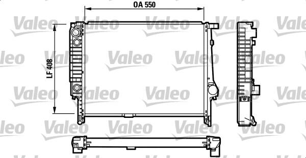 Valeo 731515 - Радиатор, охлаждане на двигателя vvparts.bg