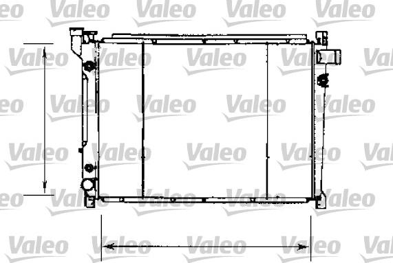 Valeo 731088 - Радиатор, охлаждане на двигателя vvparts.bg