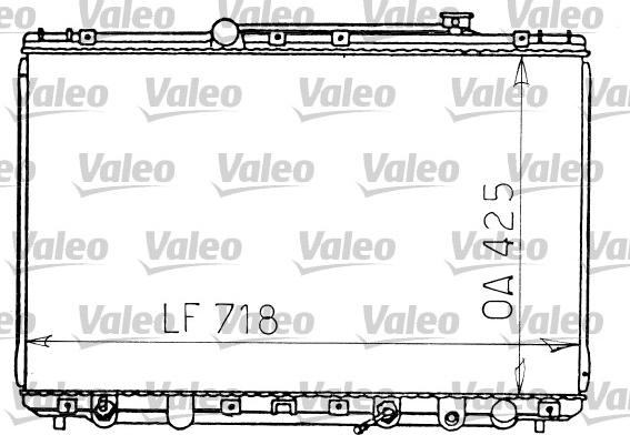 Valeo 731197 - Радиатор, охлаждане на двигателя vvparts.bg